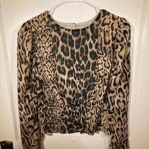 Express Leopard Print Blouse